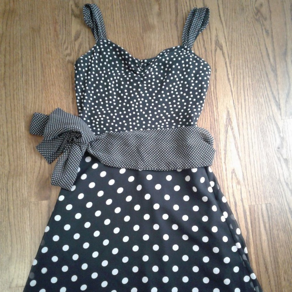 Guess polka dot dress size S